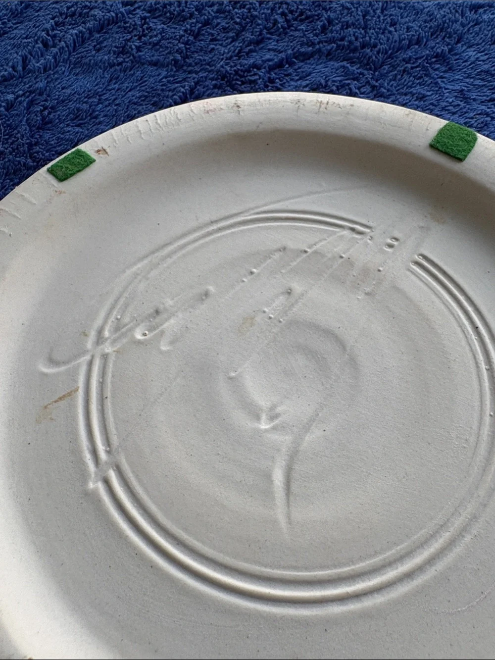 Bill Campbell Pottery Rare Commemorative Trivet Wall Plaque